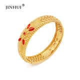 Dubai Plated Bangles and Bracelets Open Bangle Wedding Friendship Bracelet
