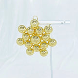 Dubai Jewelry Snow Shape 18K Plated Clip Earrings For Women