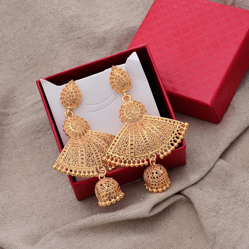 Ethiopian Flowers Earrings For Women African Ethnic Earring