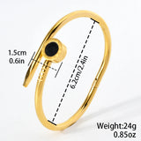 Dubai Stainless Steel Bangle For Women Plated High Classic Charm Bracelet