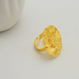 Dubai Wide Bangle & Ring Set for African Women - Bridal Banquet Jewelry