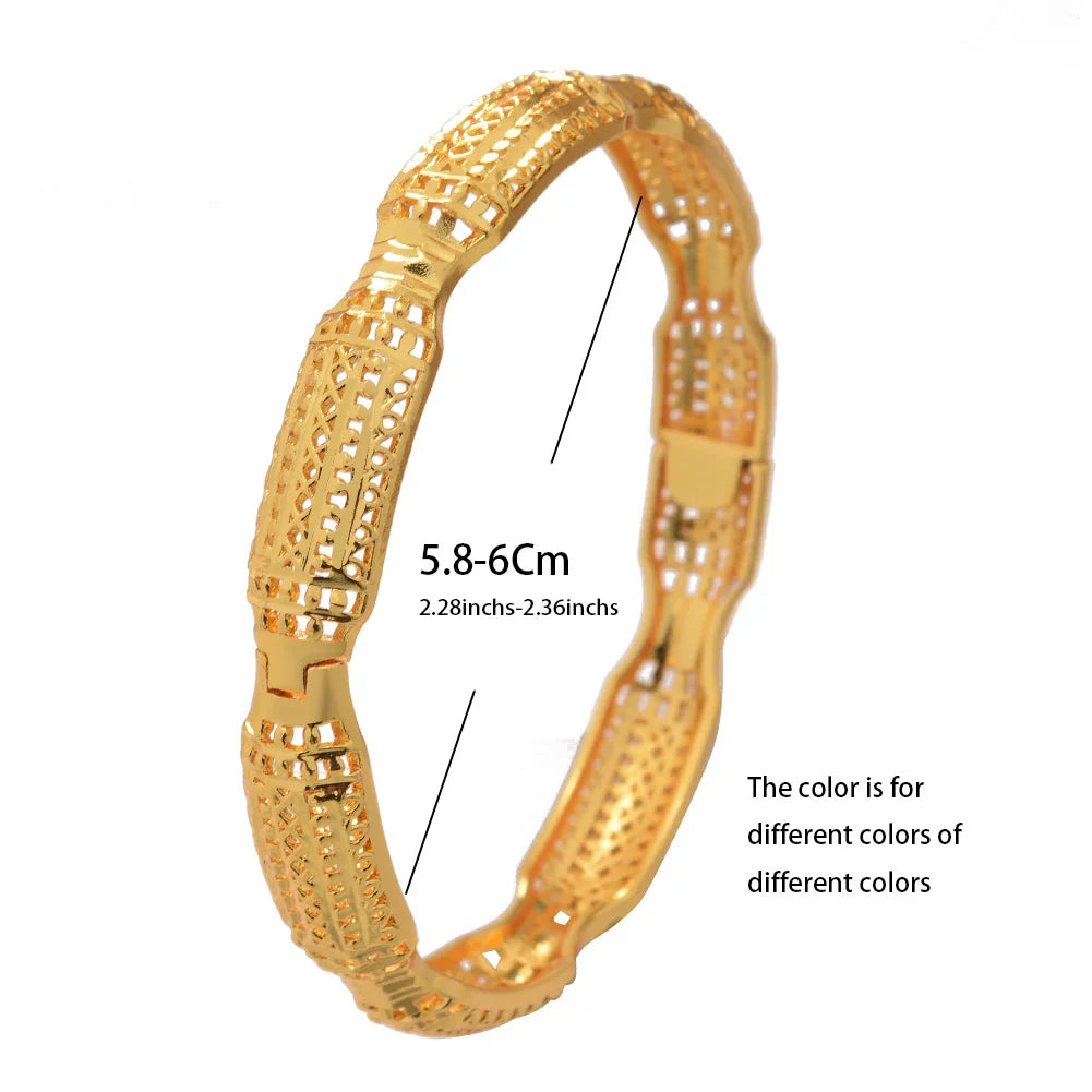 Dubai Women Charm Jewelry Dubai Flower Bangle