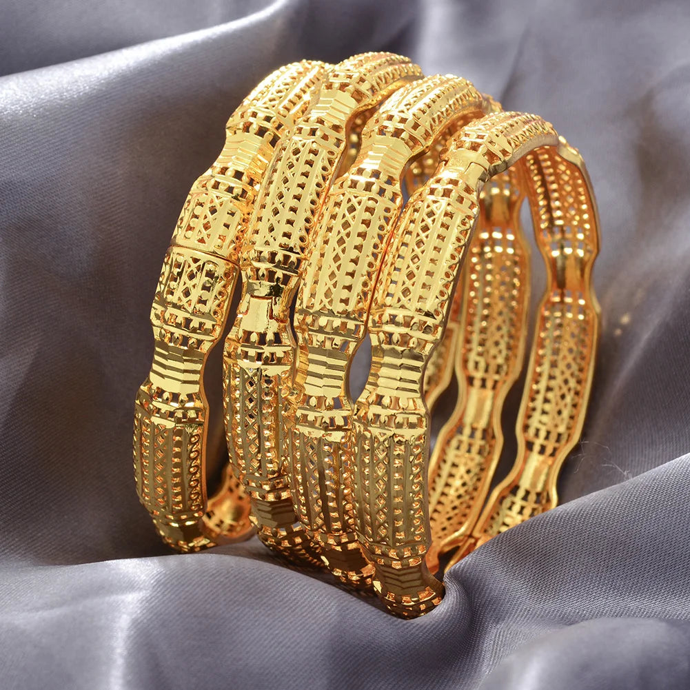Dubai Women Charm Jewelry Dubai Flower Bangle
