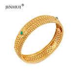 Dubai Brass Plated Charm Bangles for Women