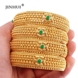 Dubai Brass Plated Charm Bangles for Women