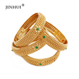 Dubai Brass Plated Charm Bangles for Women