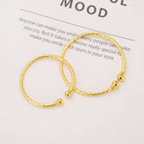 Dubai Women Girls Mother Baby Cuff Bangle Bracelet for Adult African Men Jewelry