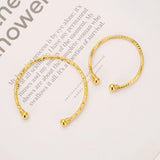 Dubai Women Girls Mother Baby Cuff Bangle Bracelet for Adult African Men Jewelry