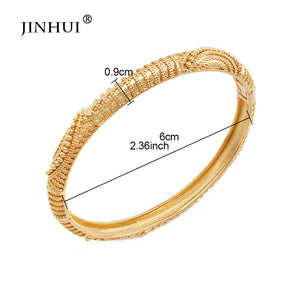 Dubai Plated Anniversary Wedding Bangles for Women
