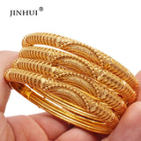 Dubai Plated Anniversary Wedding Bangles for Women
