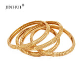 Dubai Plated Anniversary Wedding Bangles for Women