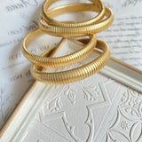 Vintage Dubai Golden Bracelet French Spring Bangle
