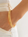 Vintage Dubai Golden Bracelet French Spring Bangle