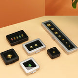 Silver Stainless Steel Double-Sided Cushion Stone Box