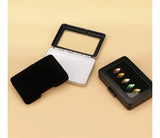 Silver Stainless Steel Double-Sided Cushion Stone Box