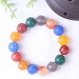 Duobao Candy Agate Bracelet Women's Natural Rough Stone Bead Bracelet
