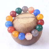 Duobao Candy Agate Bracelet Women's Natural Rough Stone Bead Bracelet
