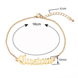 Personalized Old English Name Bracelet for Women