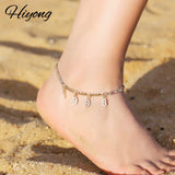 Personalized Birth Year Anklet with Zircon Name - Women Anklets