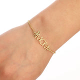 Personalized Mom Bracelet Figure Shape Mother's Gift