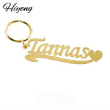 Duoying Name Keyring Letters Name Key Chain Personalized Name Pendants
