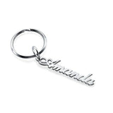 Duoying Name Keyring Letters Name Key Chain Personalized Name Pendants