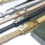 Men's Name Charm Bracelet Watchband Hip-hop Jewelry Dad's Gift