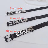 Men's Name Charm Bracelet Watchband Hip-hop Jewelry Dad's Gift