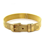 Men's Name Charm Bracelet Watchband Hip-hop Jewelry Dad's Gift