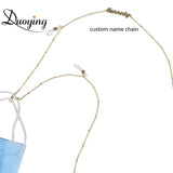 Duoying Name Glasses Chain Neck Holder Kids Adults Face Cover Lanyard