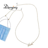 Duoying Name Glasses Chain Neck Holder Kids Adults Face Cover Lanyard
