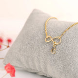 Infinity Bracelet Women Chain Link Initial A-Z Rhinestone Supplier