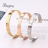 Custom Name Bangle Bracelet for Women Christmas Gift