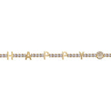 Duoying Tennis Chain Bracelet Zircon Name Bracelet Women Gift