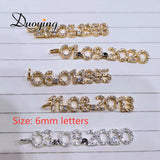 Personalized Number Necklace Birthstone Nameplate Chain for Women
