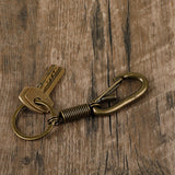 Copper Alloy Waist Hanging CAR Keychain Men Women Retro Do The Old Key Chain