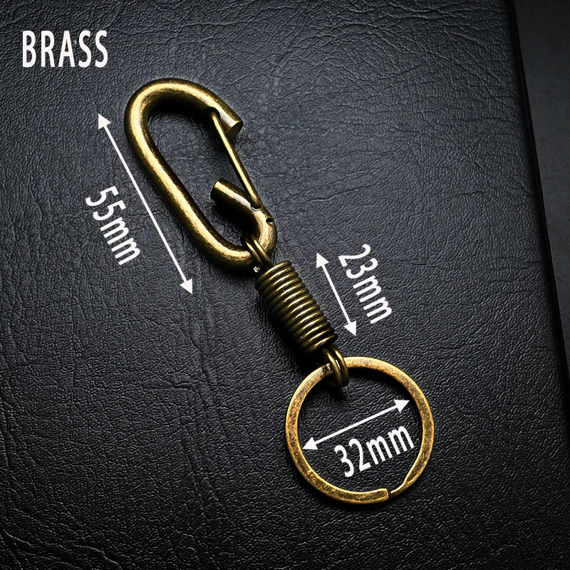 Copper Alloy Waist Hanging CAR Keychain Men Women Retro Do The Old Key Chain