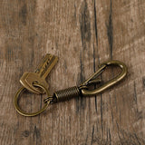 Copper Alloy Waist Hanging CAR Keychain Men Women Retro Do The Old Key Chain