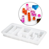 Durable Cubes Epoxy Resin DIY Storage Box Tray Casting