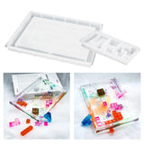 Durable Cubes Epoxy Resin DIY Storage Box Tray Casting