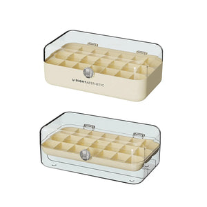 Earring Display Case Dustproof Portable Jewelry Storage Box