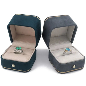 Velvet Jewelry Box Ring Storage Box