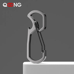 Stainless Steel Mountaineering Clasp Key Chain Bottle Opener Waist Hook Y110