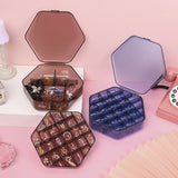 Double-layer Earrings Rings Case Dust-proof Storage Box