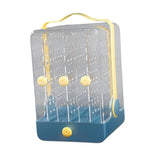 Dustproof Earrings Display Stand Portable Transparent
