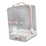 Dustproof Earrings Display Stand Portable Transparent