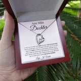 Dutch Father Daughter Heart Shaped Necklace
