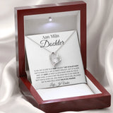 Dutch Father Daughter Heart Shaped Necklace
