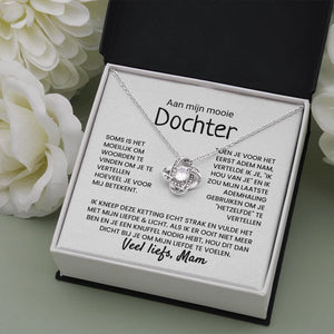 Dutch Daughter From Mom To My Daughter Christmas Gift Mother Girls Love Knot Nec