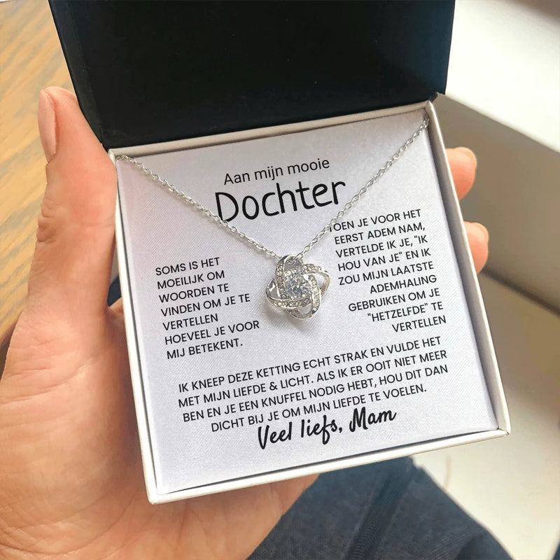 Dutch Daughter From Mom To My Daughter Christmas Gift Mother Girls Love Knot Nec